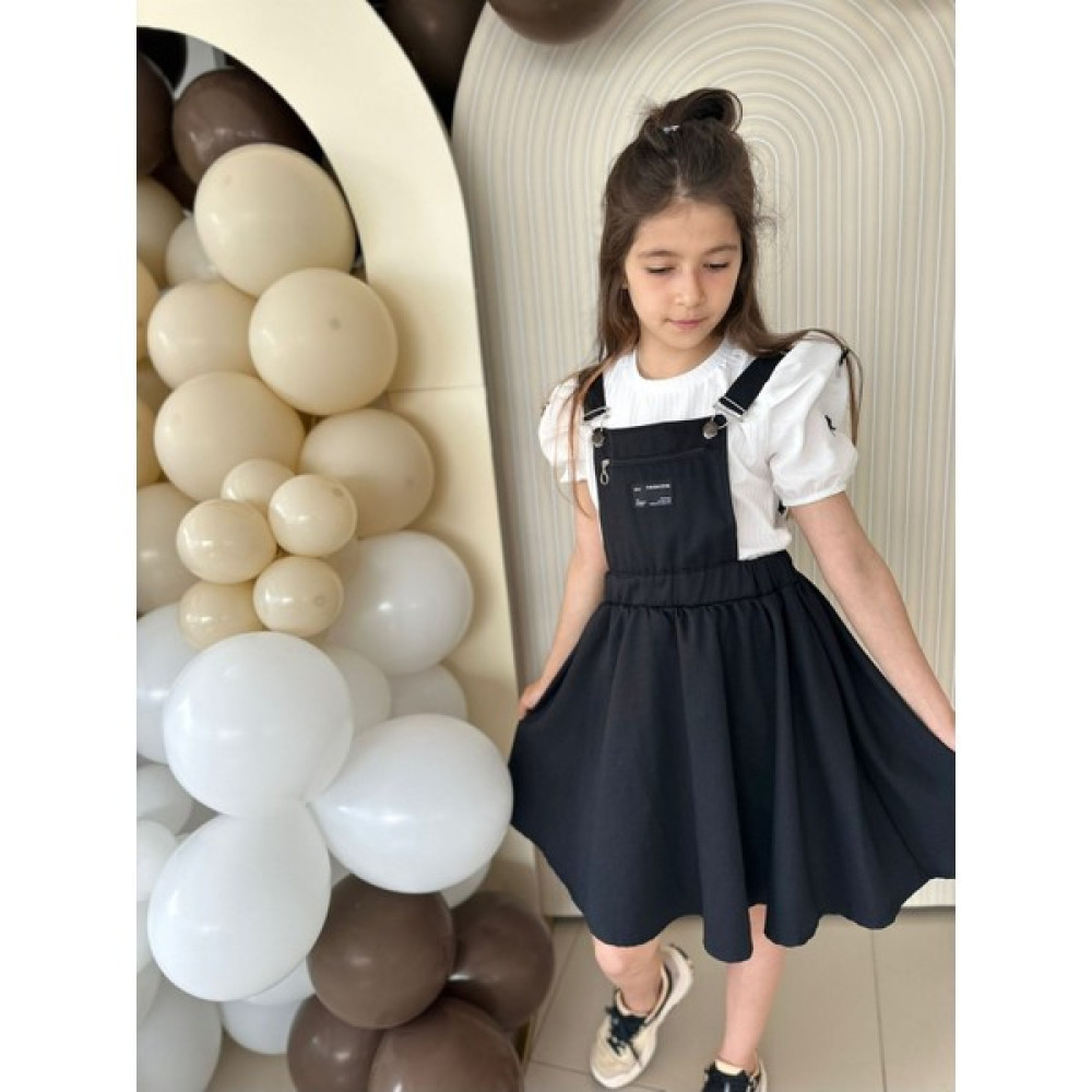 Besvika Kids Siyah Wednesday Tarzı Kız Çocuk Elbise Kız Çocuk Elbise Fiyatı