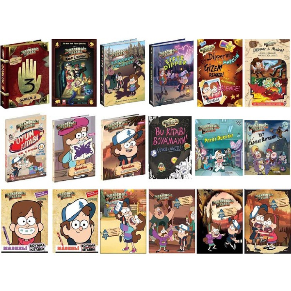 Beta Kids Esrarengiz Kasaba 18 Kitap Eksiksiz Set / Günlük 3 - Kayıp Efsaneler - Dipper - Mabel - Çocuk Öykü Fiyatı