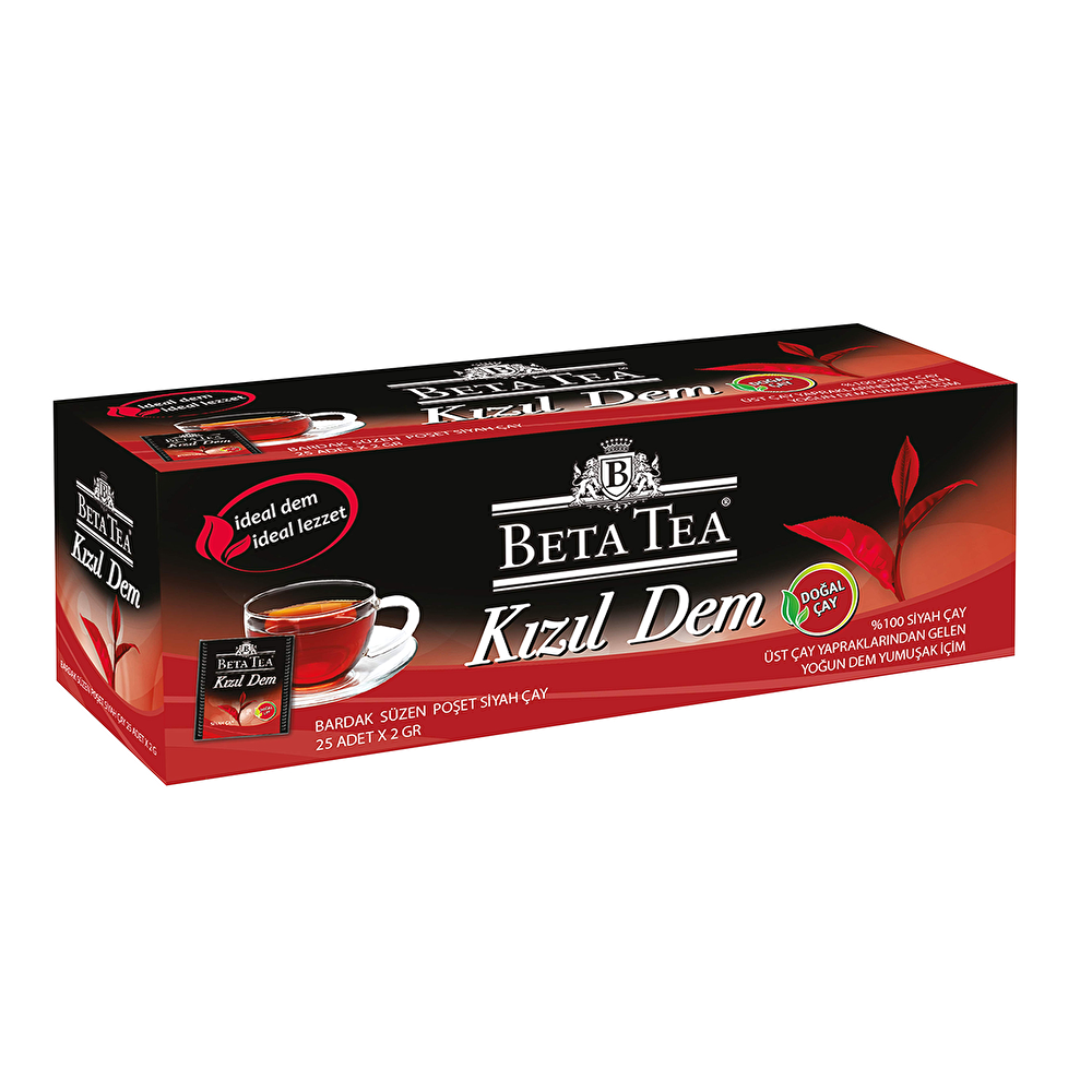 Beta Kızıl Dem Türk Çayı Bardak Poşet 25 X 2 Gr Çay Fiyatı