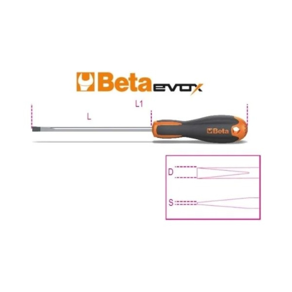 Beta Klemens Düz Tornavida 1204E 3X100 Oto Boyaları Fiyatı