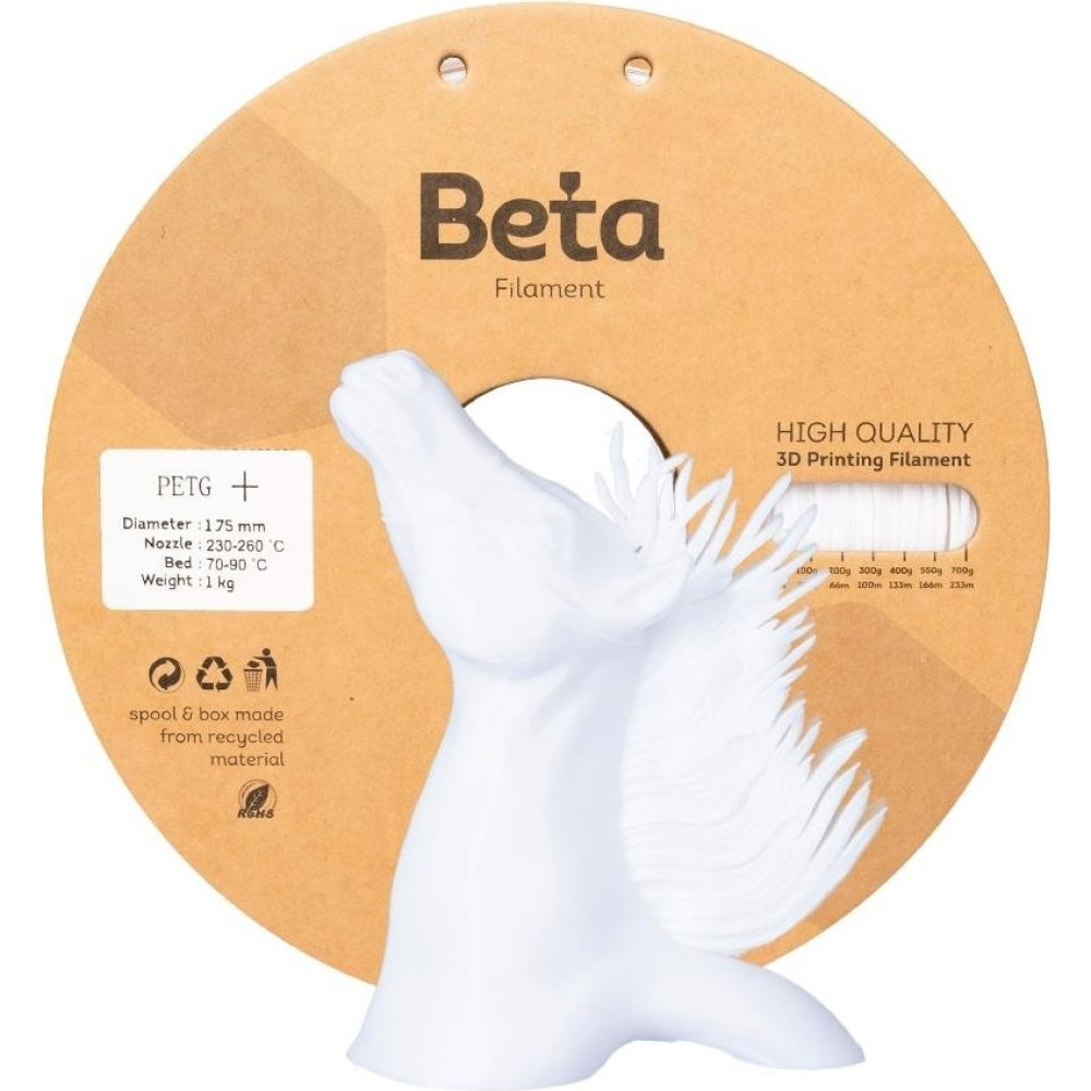 Beta Petg+ Filament White - Beyaz Filament Fiyatı