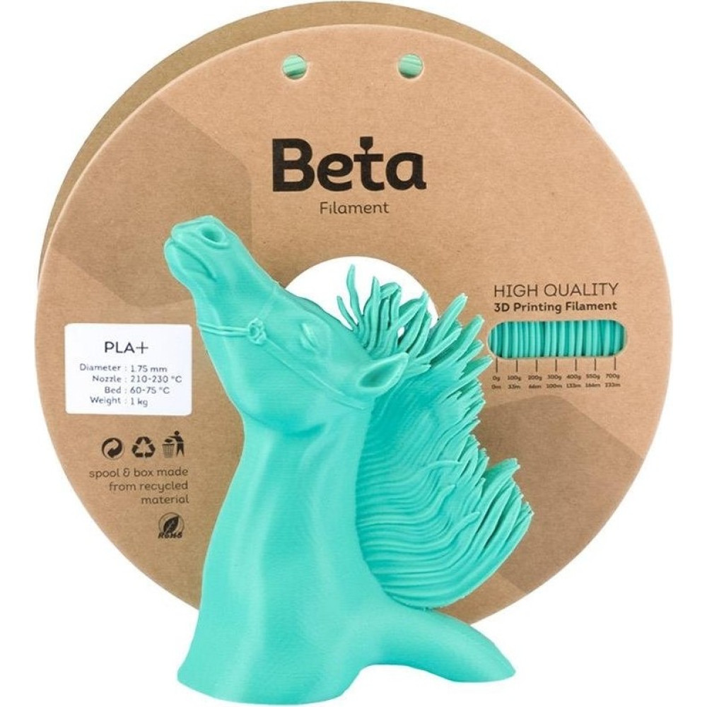 Beta Pla+ Filament Aqua Green - Su Yeşili Filament Fiyatı