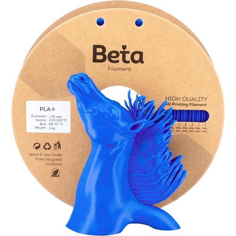 Beta PLA+ Filament Neon Blue - Neo Blue Filament Fiyatı