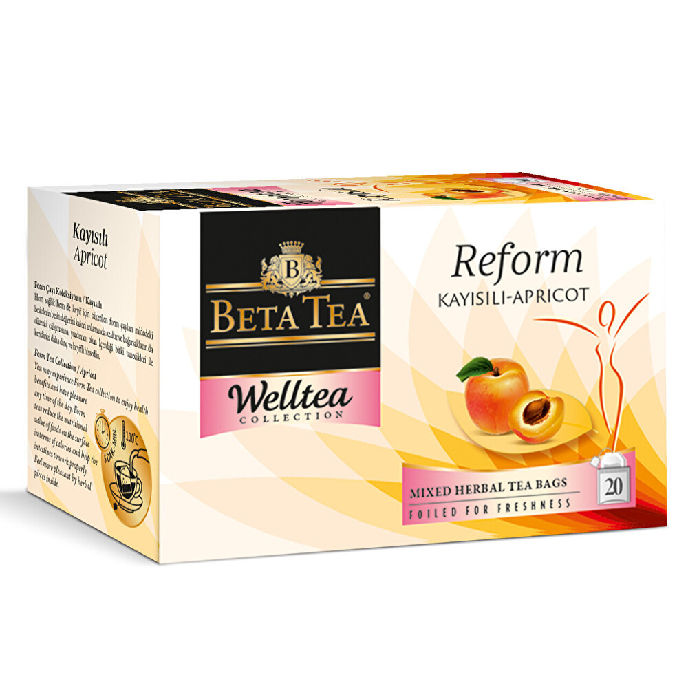 Beta Tea Kayısı Çayı 20 Adet - Beta Welltea Reform Collection Çay Fiyatı