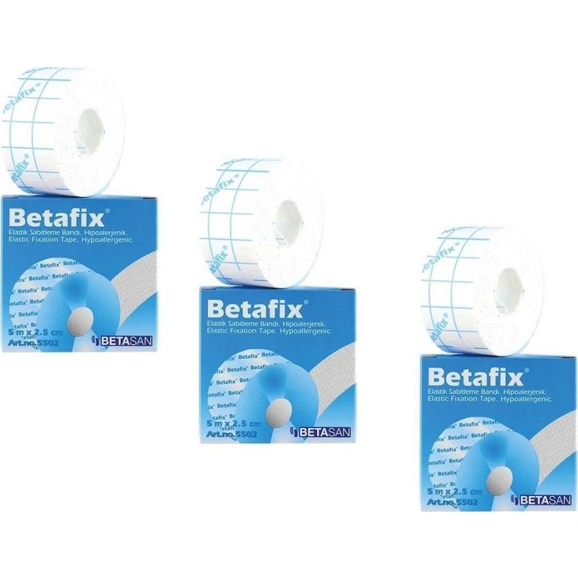 Betafix B5502 Esnek Sabitleme Bandı Fix Flaster 5mx2,5cm 3 Adet SSD / Solid State Drive Fiyatı
