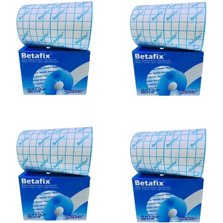 Betafix Esnek Sabitleme Bandı Fix Flaster Bant 10M x 10CM 4 Adet Diğer Fiyatı