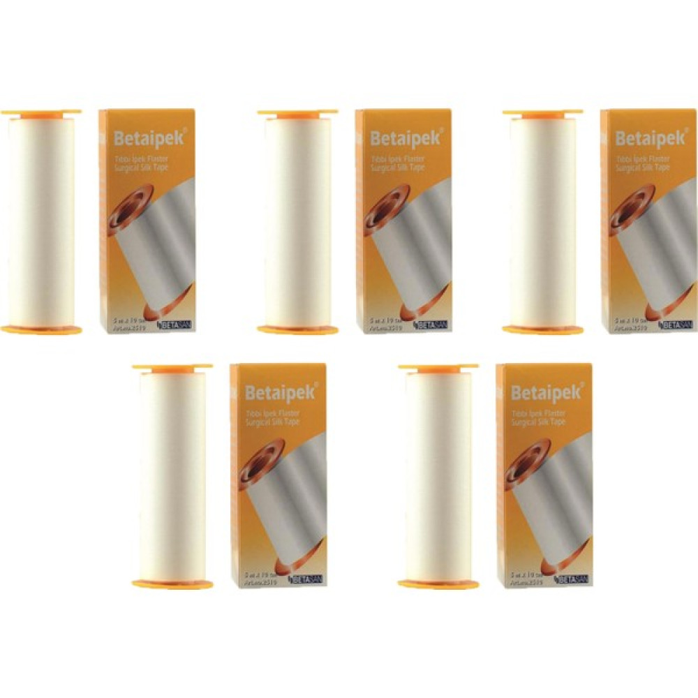 Betasan Betaipek Flaster Tıbbi İpek Sabitleme Bandı 5 m x 10 cm - 5 Kutu Oto Boyaları Fiyatı