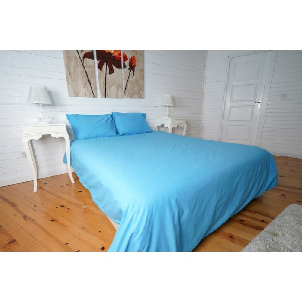 Bets Lover %100 Pamuk Saten Çift Kişilik Nevresim Takımı - 200 x 220 cm - Mavi Nevresim Takımı Fiyatı