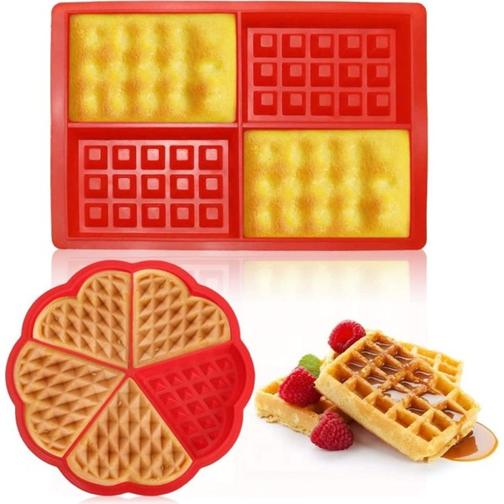 Better Life Silikon Kalp ve Kare Şekilli Waffle Pişirme Kalıbı (Yurt Dışından) Mutfak Gereçleri Fiyatı