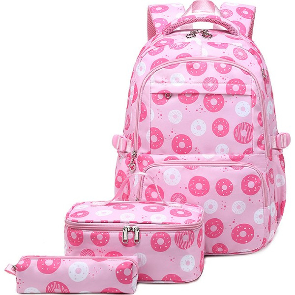 Better Life Üç Parçalı Çocuk Okul Çantası Sırt Çantası (Yurt Dışından) - backpack - 30*43*17cm - Pembe Okul Çantası Fiyatı