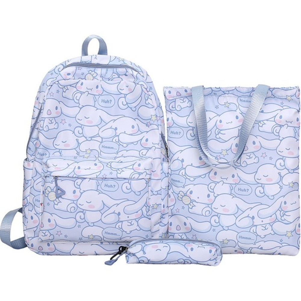 Better Lifee Cinnamoroll Üç Parçalı Okul Çantası, 3-6. Sınıflardaki Ilkokul Öğrencileri Için Karikatür Büyük Kapasiteli Sırt Çantası (Yurt Dışından) Okul Çantası Fiyatı