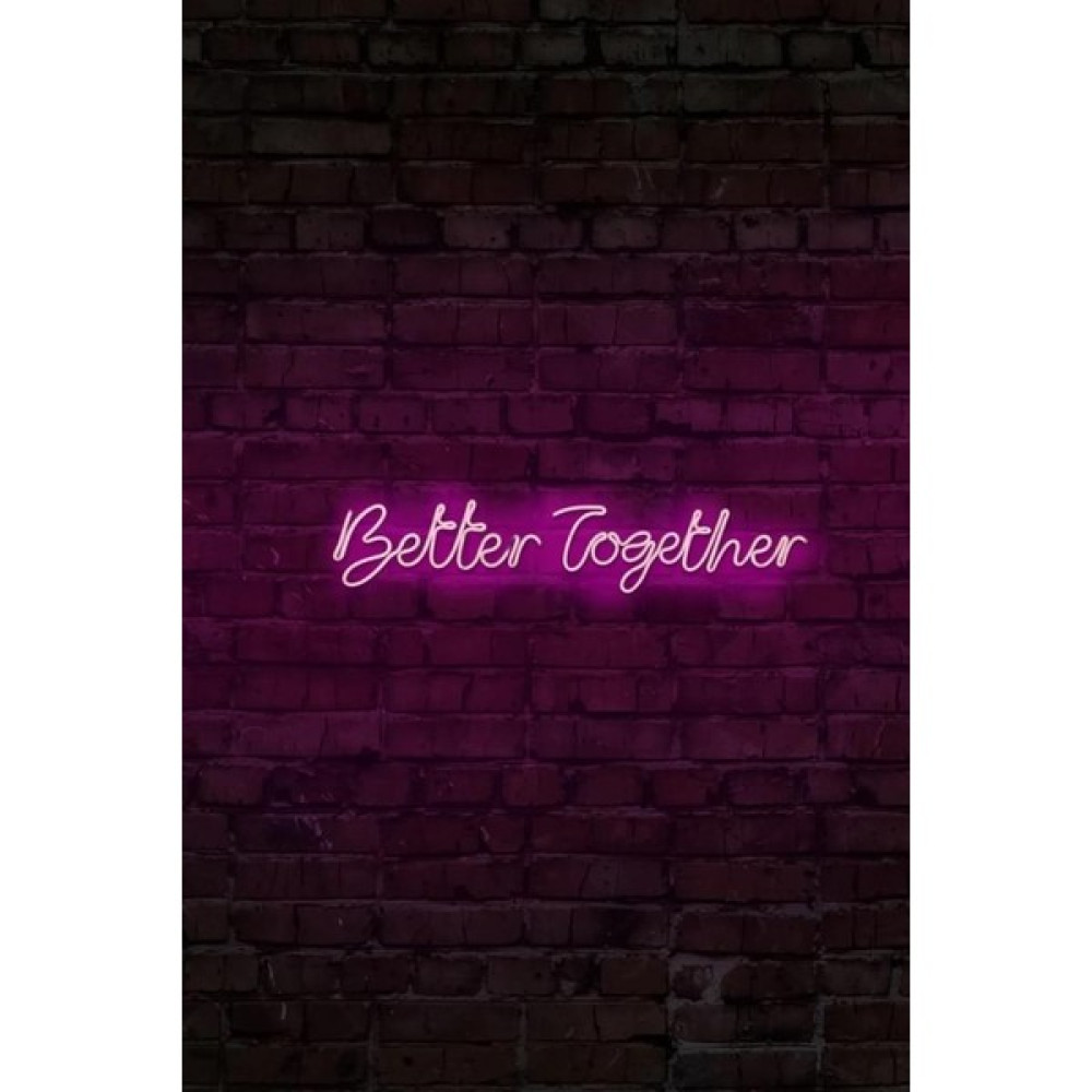 Better Together - Led Dekoratif Duvar Aydınlatması Neon Duvar Yazısı Sihirli Led Mesajlar Dekoratif Lamba Fiyatı