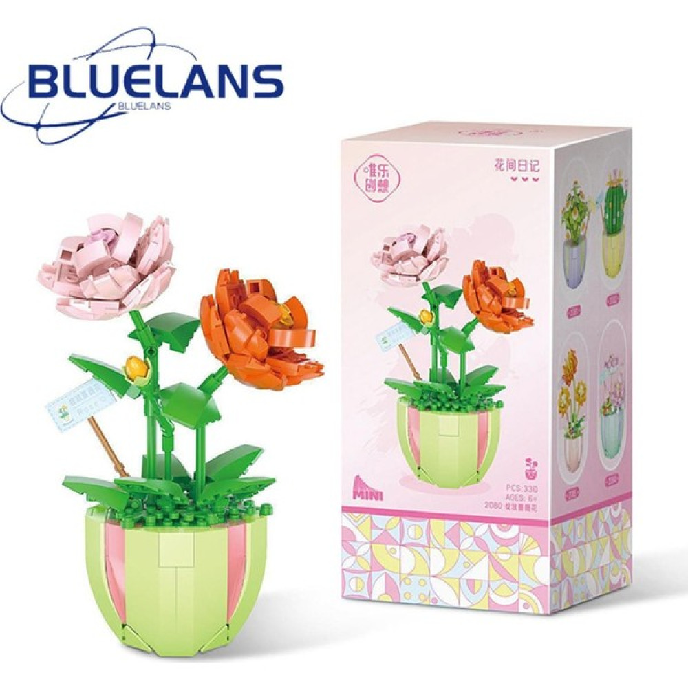 Betty Becky Çiçek Yapı Taşı Saksı Bitki Renkli Yapay Çiçek Bonsai Gömülü Blok Oyuncak (Yurt Dışından) - NA Legolar ( Yapım Oyuncakları ) Fiyatı