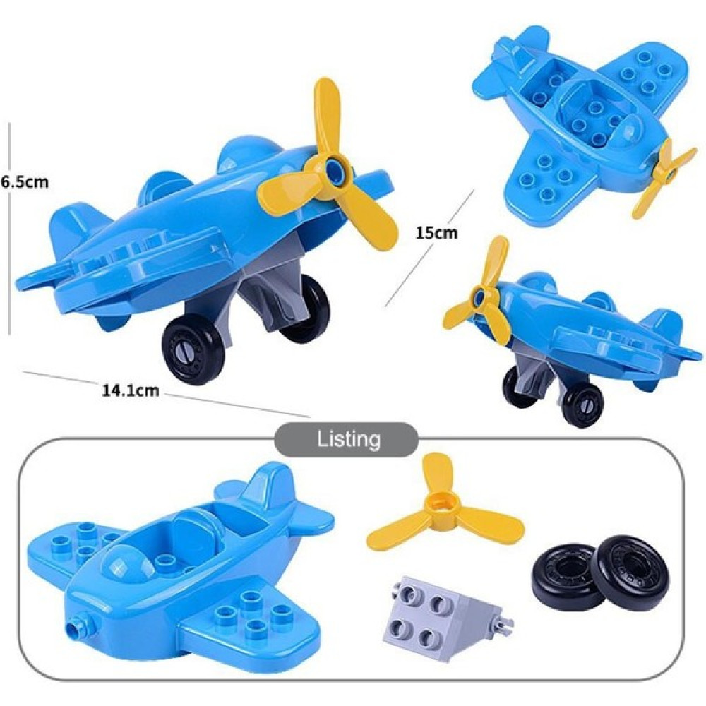Betty Becky Dıy Büyük Boy Yapı Taşları Aksesuarları Set Araba Kamyon Uçak Tekne Tren Araç Tuğla Uyumlu Parçalar Oyuncaklar Çocuk Çocuk Hediye (Yurt... Legolar ( Yapım Oyuncakları ) Fiyatı