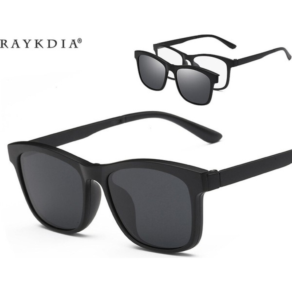 Betty Becky Radyasyondan Korunma Moda Tasarımcısı Kare Tr90 Çıkarılabilir Gözlük Çerçevesi + Polarize Güneş Gözlüğü Kadın/Erkek Gözlük Oculos 2201 ... Erkek Güneş Gözlükleri Fiyatı
