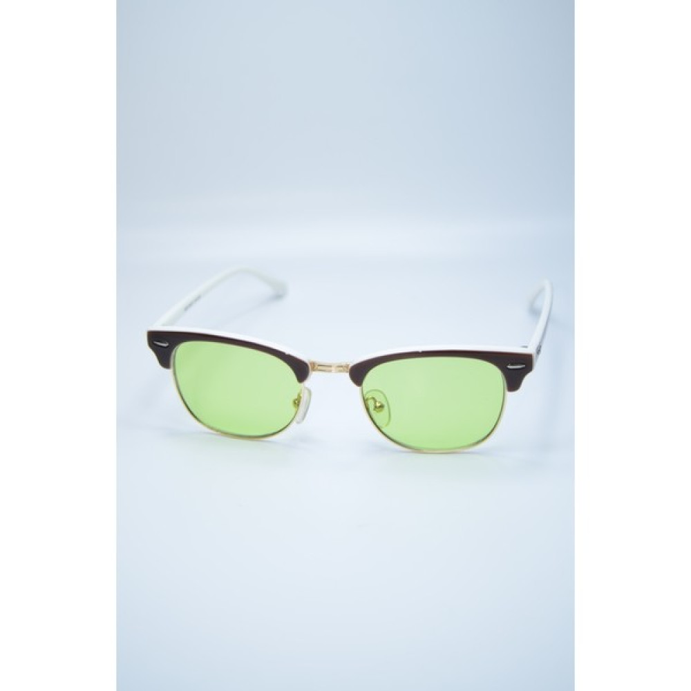 Betül Optik Yarım Siyah Sarı Detaylı Çerçeve Yeşil Camlı Güneş Gözlüğü - Renkli Unisex Güneş Gözlükleri Fiyatı