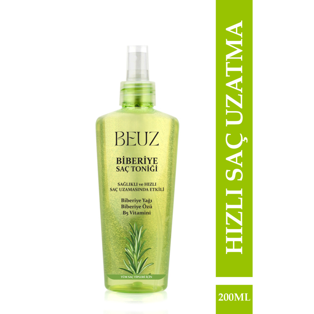 beuz Biberiye Saç Toniği 200 Ml Hızlı ve Sağlıklı Saç Uzatma Etkili Saç Bakım Losyonu / Toniği Fiyatı