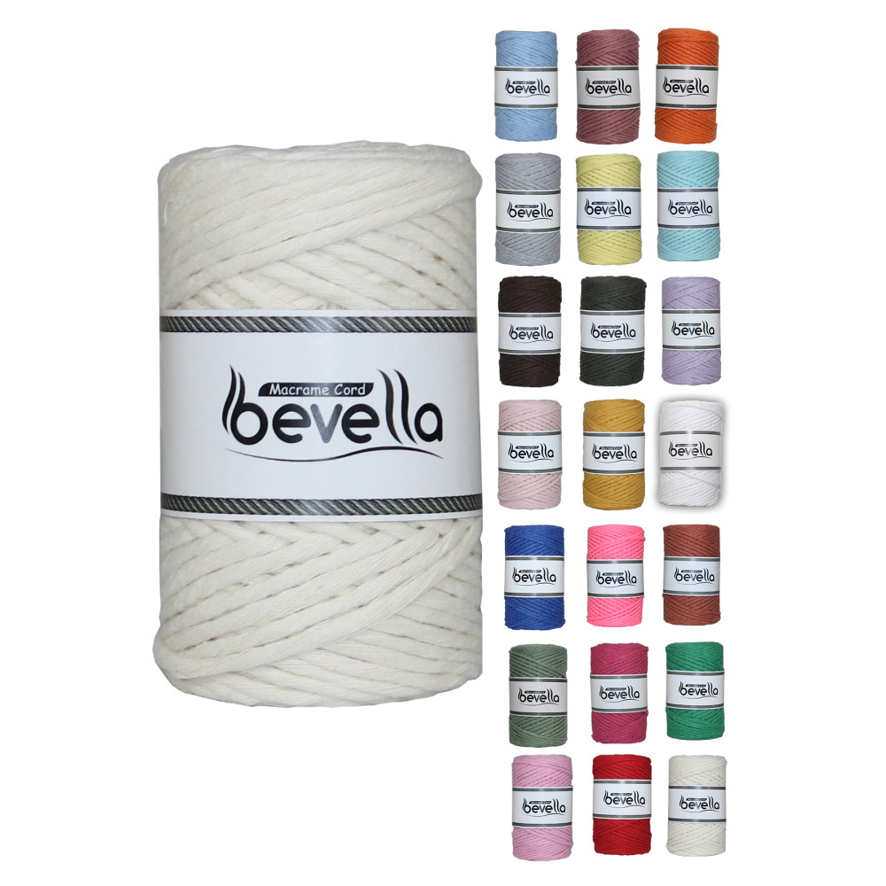 Bevella Macrame Cord Taranan Makrome Ipi 3mm Tek Büküm Taranabilir Pamuk Makrome Ip Ekru Dikiş Makinesi Aksesuarları Fiyatı