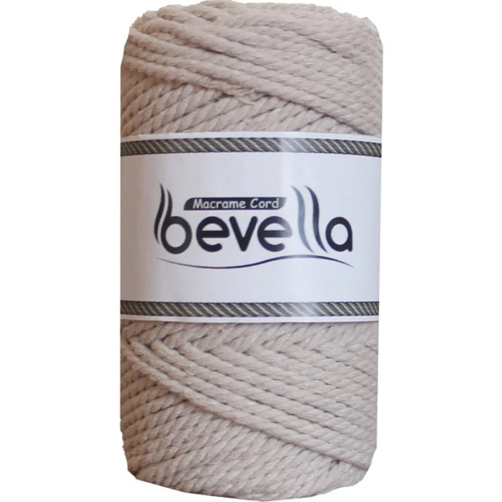 Bevella Premium 3 Büküm Burgulu Pamuk Makrome Ipi 3 mm 250 gr Açık Bej Oyun & Hobi Fiyatı