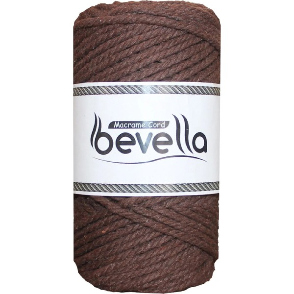 Bevella Premium 3 Büküm Burgulu Pamuk Makrome Ipi 3 mm 250 gr Kahve Oto Boyaları Fiyatı