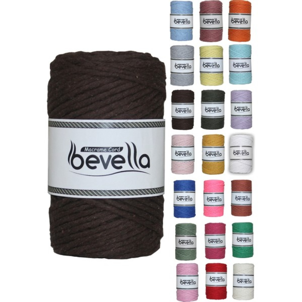Bevella Taranan Makrome Ipi 3mm Taranabilir Pamuk Makrome Ipi Makrame Ipi Acı Kahve - Kahverengi Oyun & Hobi Fiyatı