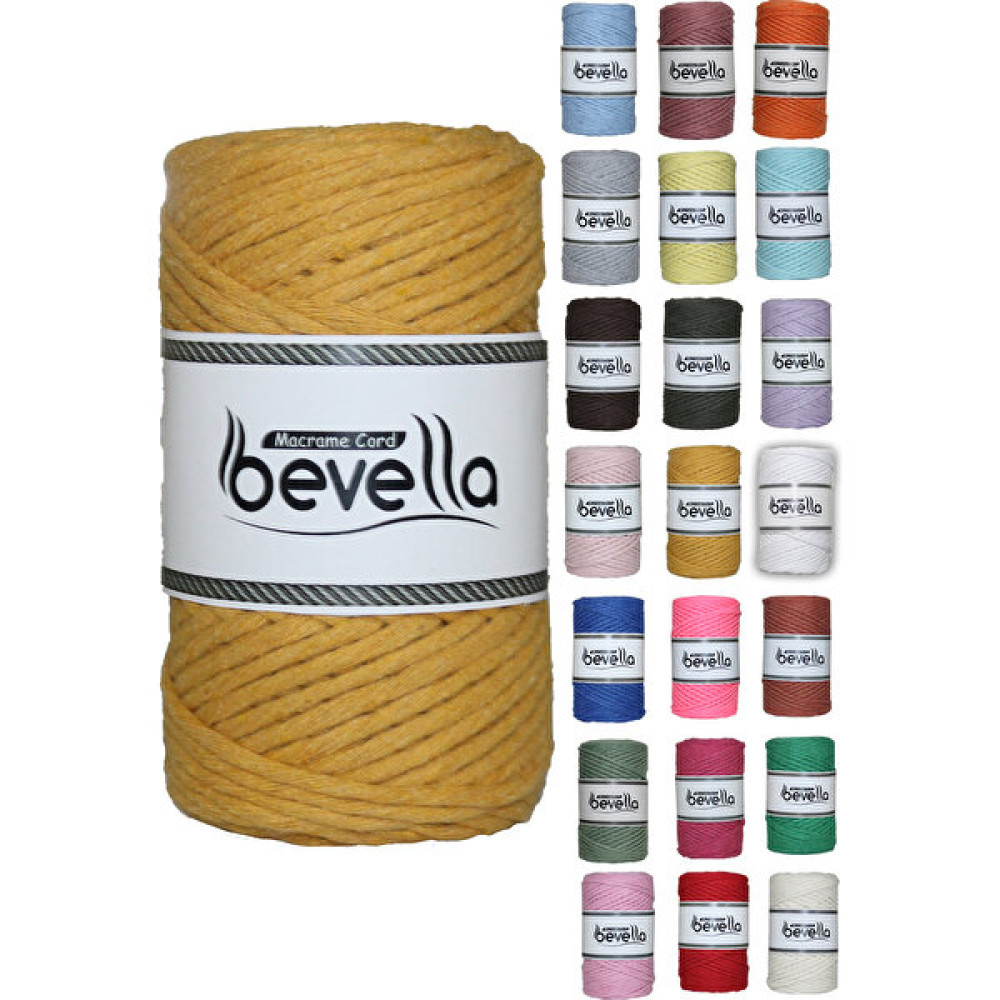 Bevella Taranan Makrome Ipi 3mm Taranabilir Pamuk Tek Büküm Makrome Ipi Hardal Oyun & Hobi Fiyatı