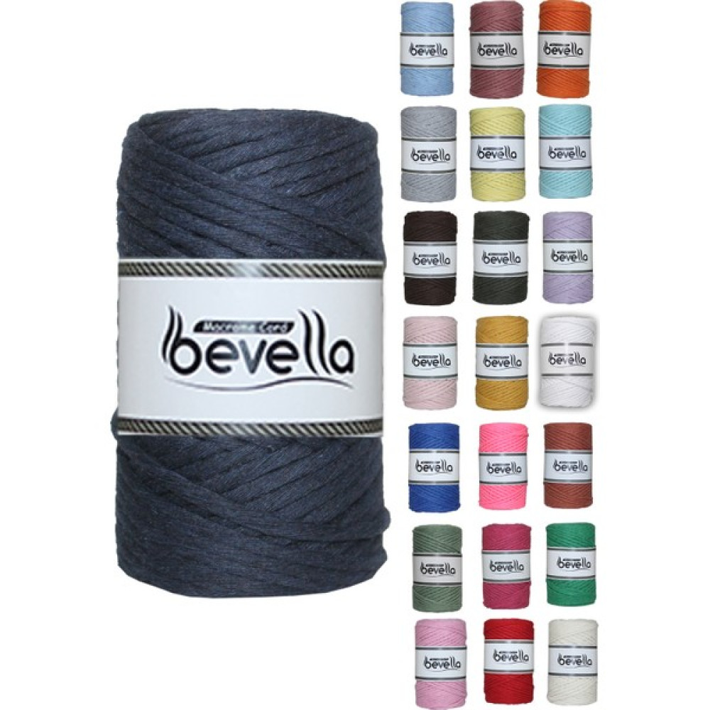 Bevella Taranan Makrome Ipi 3mm Taranabilir Pamuk Tek Büküm Makrome Ipi Lacivert Oyun & Hobi Fiyatı