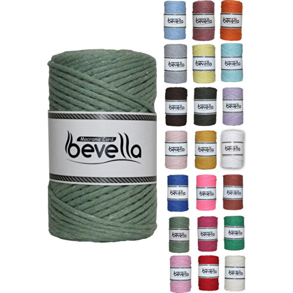 Bevella Taranan Makrome Ipi 3mm Taranabilir Pamuk Tek Büküm Makrome Ipi Mentol Yeşil Oyun & Hobi Fiyatı