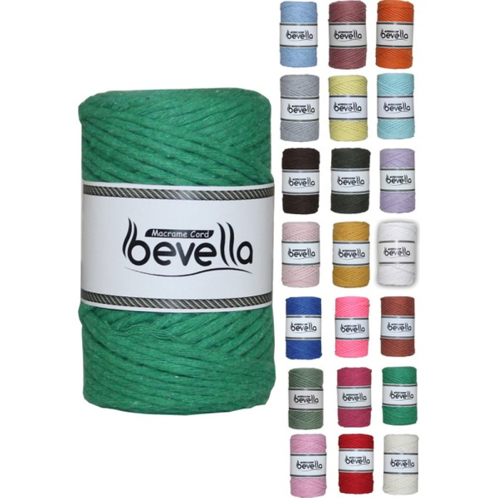 Bevella Taranan Makrome Ipi 3mm Tek Büküm Taranabilir Pamuk Makrome Ipi Benetton Yeşil Oyun & Hobi Fiyatı
