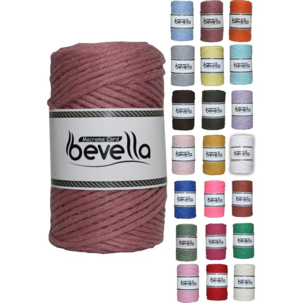 Bevella Taranan Makrome Ipi 3mm Tek Büküm Taranabilir Pamuk Makrome Ipi Gül Kurusu Oyun & Hobi Fiyatı