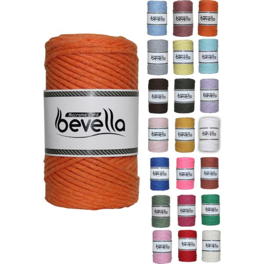 Bevella Taranan Makrome Ipi 3mm Tek Büküm Taranabilir Pamuk Makrome Ipi Turuncu Oyun & Hobi Fiyatı