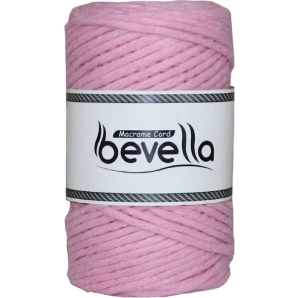 Bevella Taranan Makrome Ipi Tek Büküm Taranabilir 3 mm Ip Pamuk Makrome Ipleri 1 kg (4X250 Gr) - Şeker Pembe Oto Boyaları Fiyatı