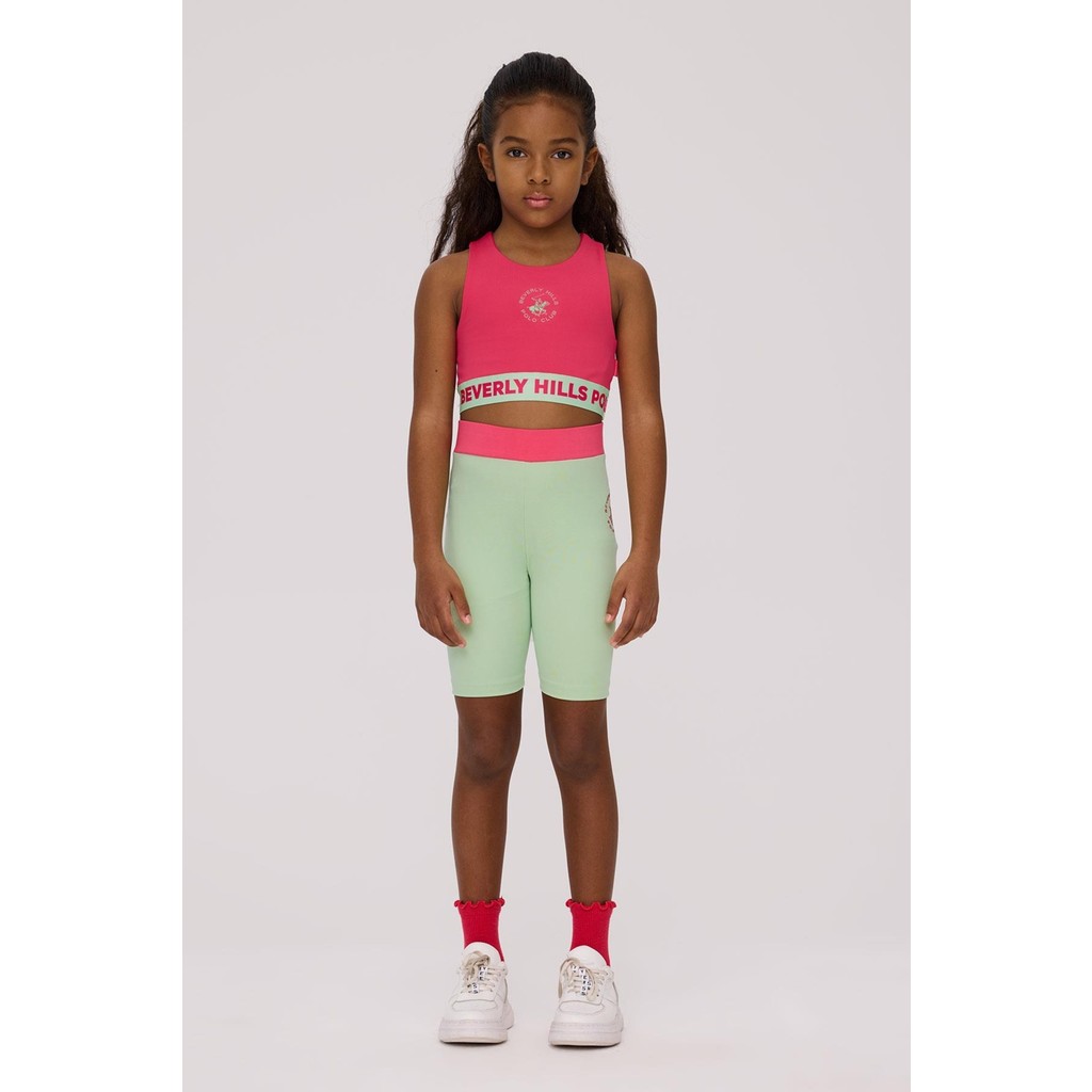 Beverly Hills Polo Club Bg Store Kız Çocuk Pembe Crop Top Kız Çocuk T-shirt Fiyatı
