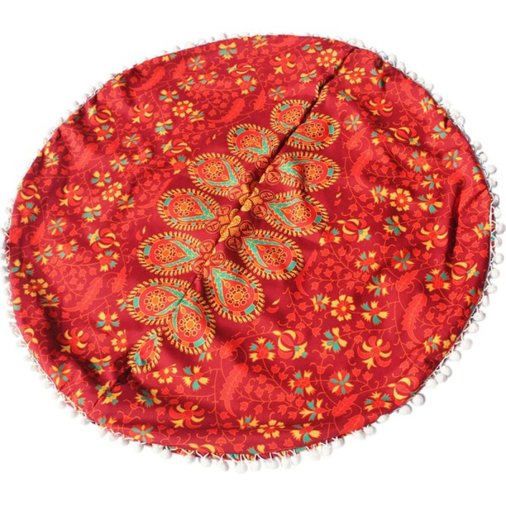 Beverly Yuvarlak Atış Yastık Kılıfı Yastık Yastık Kapağı Ev Yatak Odası Dekorasyonu (Yurt Dışından) - 50 x 70 cm - Kırmızı Yastık Fiyatı