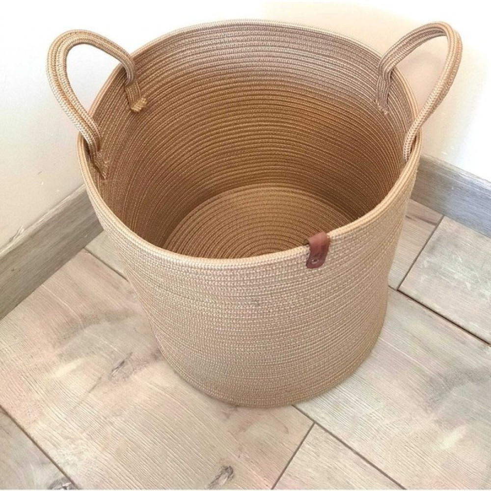 Bevez Home 30 x 30 cm Çok Amaçlı Hasır Sepet Banyo Sepeti Dekor Sepet Havlu Sepeti - Bej Sepet Fiyatı