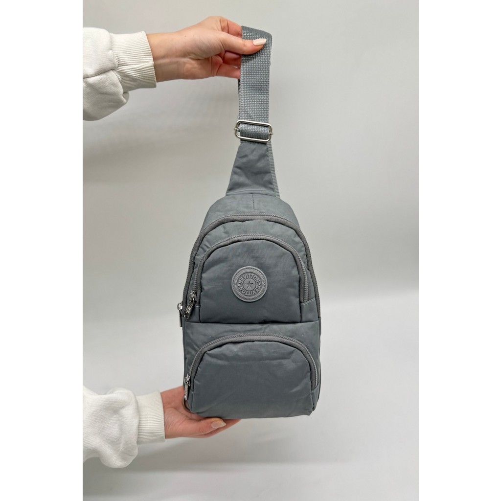 Bevitton Klinkır Suya Dayanıklı Kumaş Gri Renk Body Bag Giyim & İç Giyim Fiyatı