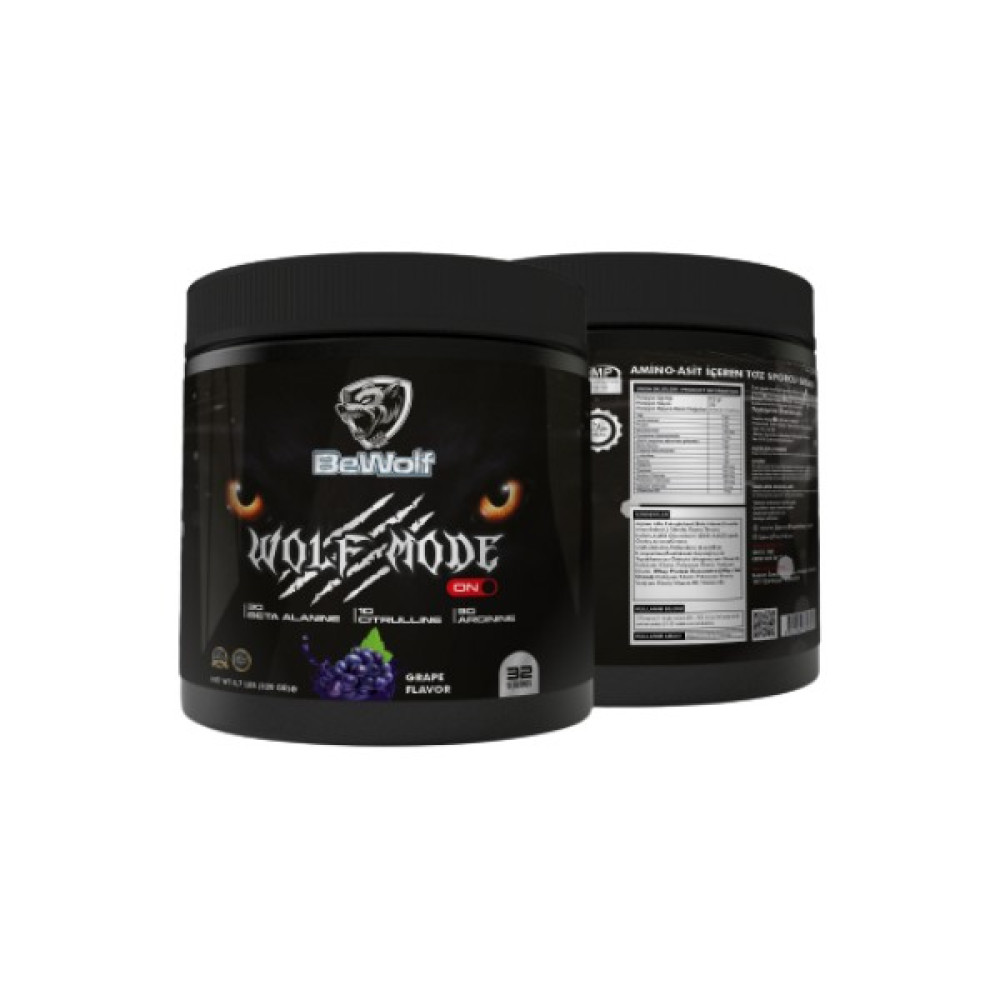 Bewolf Wolf Mode Preworout Nox 320 gr 32 Servis Üzüm Aromalı - Siyah Üzün Çekirdeği Sporcu Besinleri Fiyatı