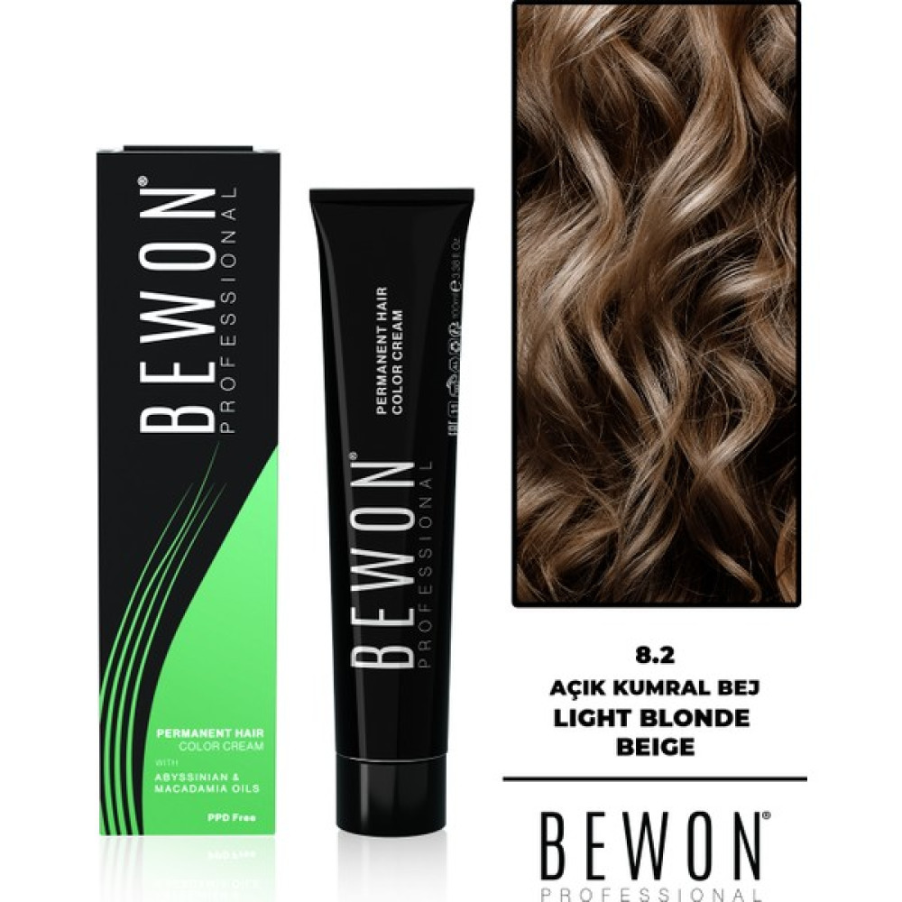 Bewon Amonyaklı Saç Boyası - Açık Kumral Bej 8.2 Saç Boyası Fiyatı