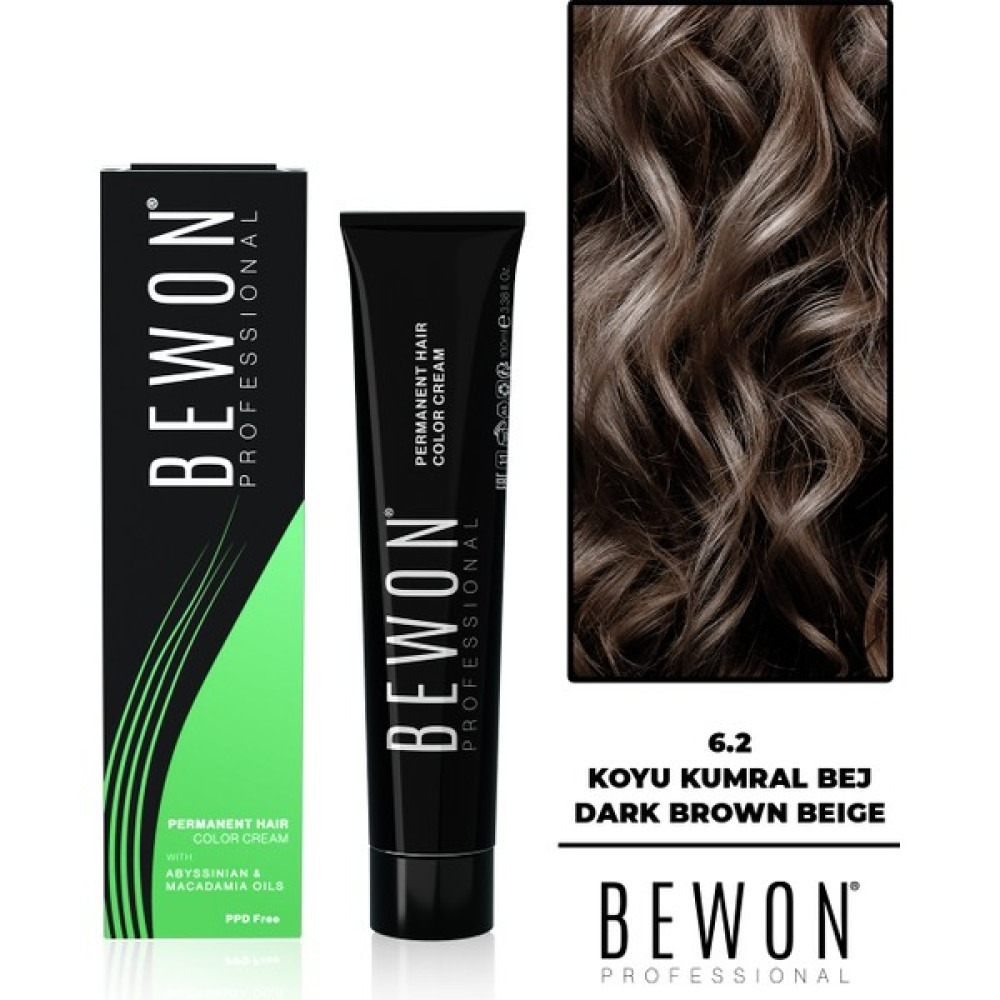 Bewon Amonyaklı Saç Boyası - Koyu Kumral Bej 6.2 Saç Boyası Fiyatı