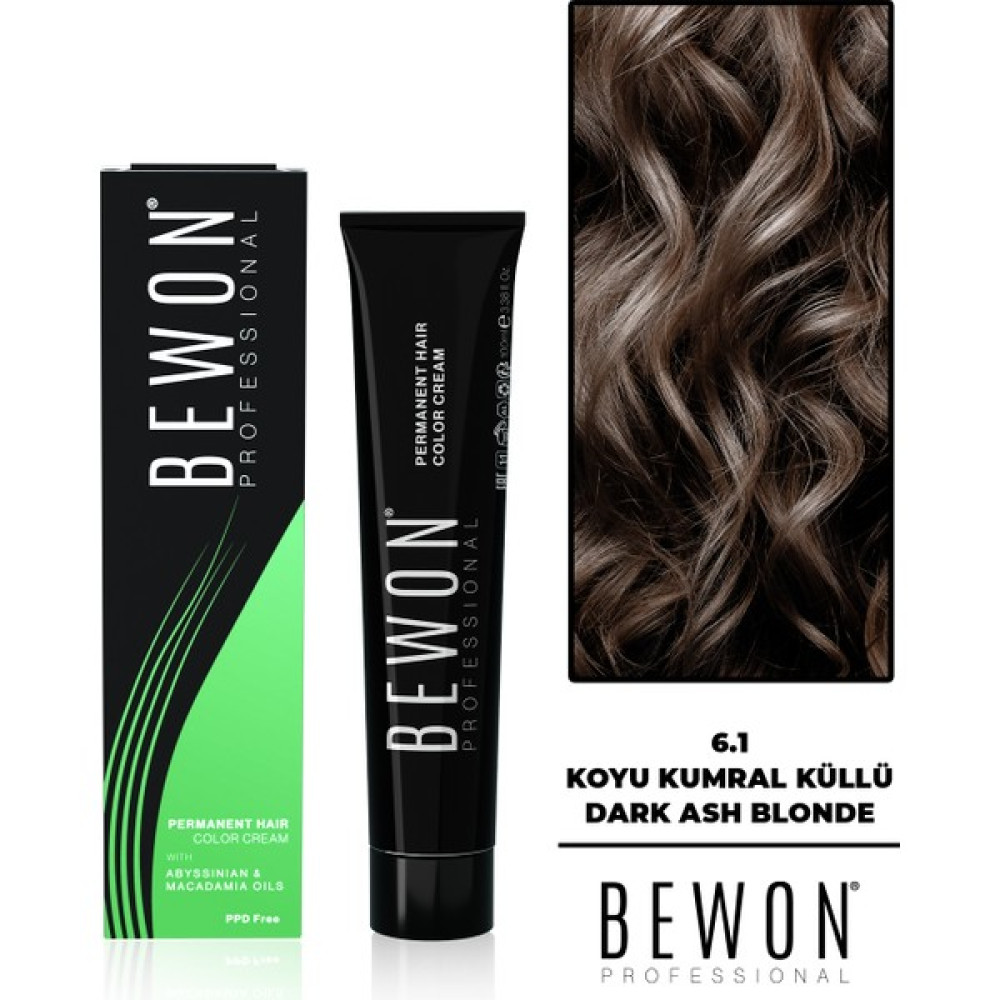 Bewon Amonyaklı Saç Boyası - Koyu Kumral Küllü - Beyaz Kapatıcı 6.10 Saç Boyası Fiyatı