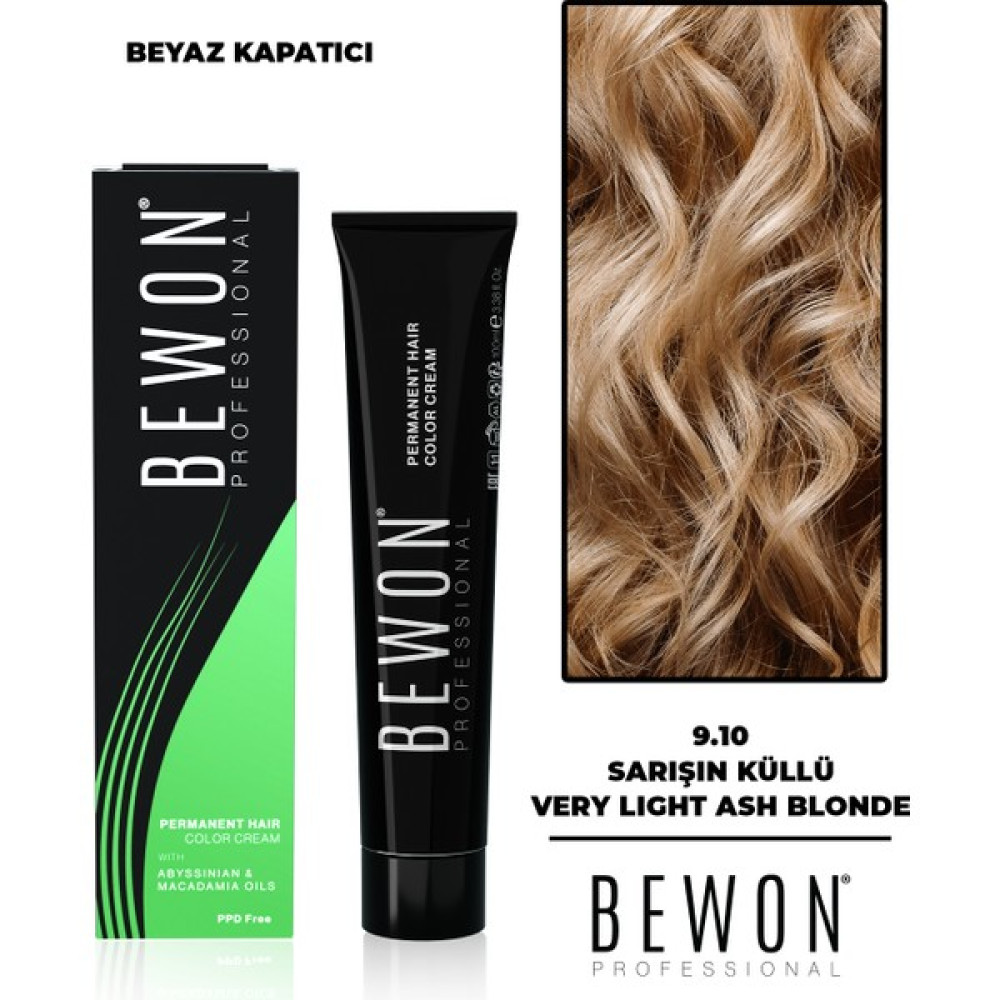 Bewon Amonyaklı Saç Boyası - Sarışın Küllü - Beyaz Kapatıcı 9.10 Saç Boyası Fiyatı