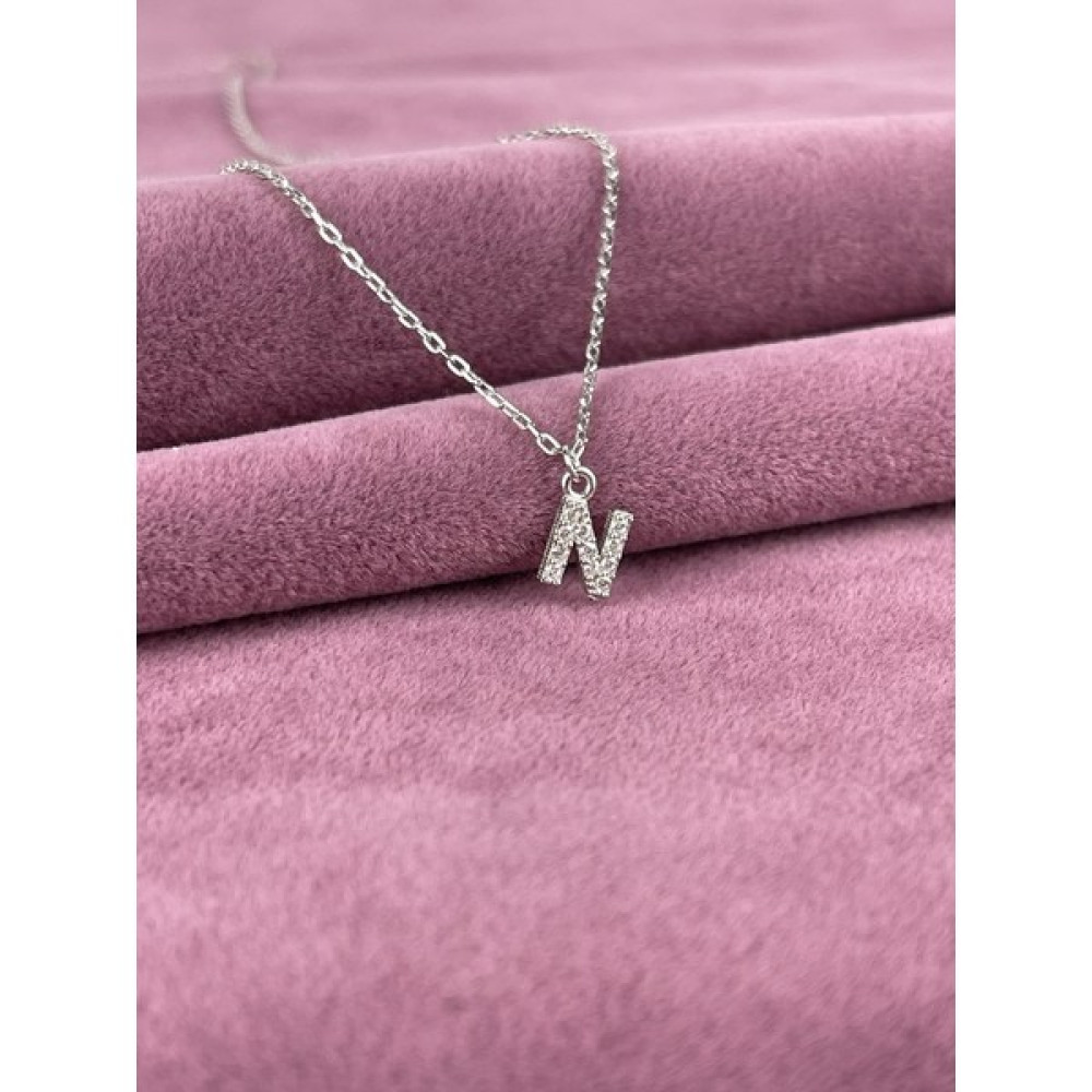 Bey Silver 925 Ayar Gümüş N Harf Kolye Gümüş Kolye Fiyatı