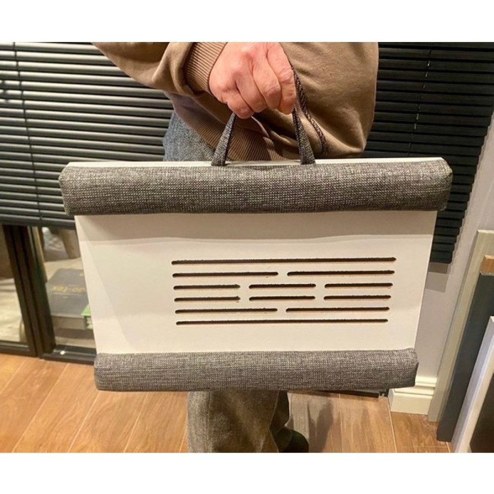 Beyaz Ahşap Telefon ve Tablet Bölmeli Minderli Laptop Sehpası Notebook Bilgisayar Çalışma Masası - 34X55 Sehpa Fiyatı