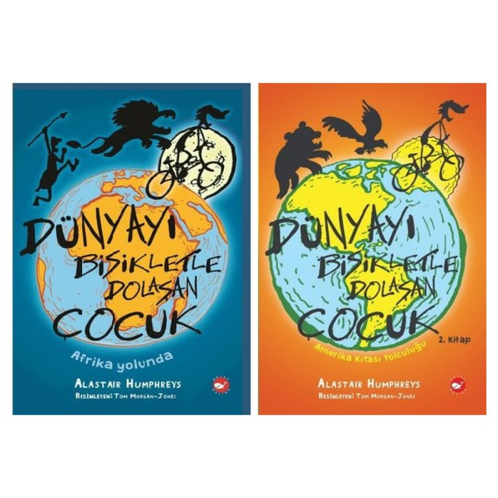 Beyaz Balina Yayınları Dünyayı Bisikletle Dolaşan Çocuk Seti - Alastair Humphreys Çocuk Öykü Fiyatı