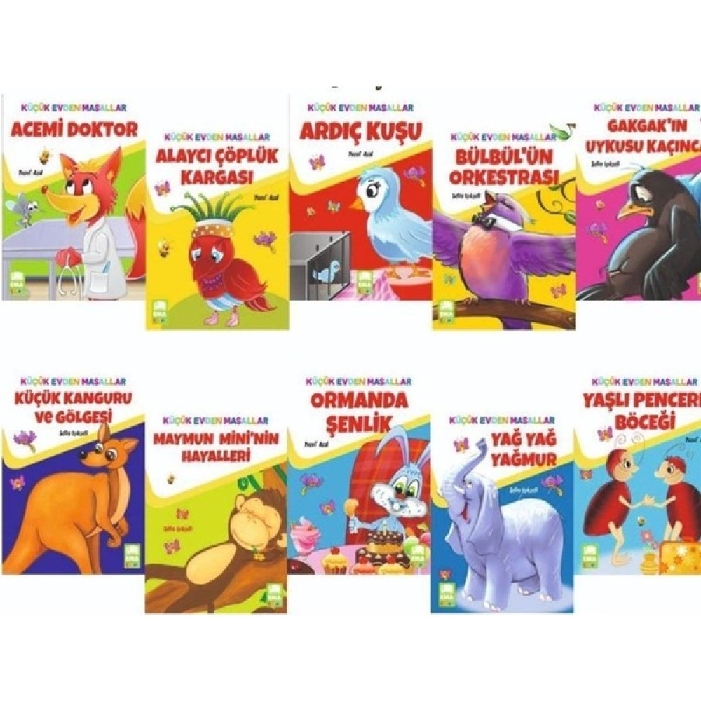 Beyaz Balina Yayınları Küçük Evden Masallar Serisi 10 Kitap Çocuk Masal Fiyatı