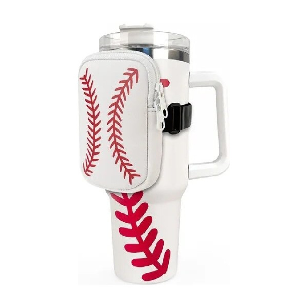 Beyaz Beyzbol Neopren Su Şişesi Kılıfı Stanley Quencher Macera 40 Oz 20 Oz 30 Oz, Spor Salonu Aksesuarları Çalışan Su Şişesi El Caddy (Yurt Dışından) Kamp Mutfağı Fiyatı