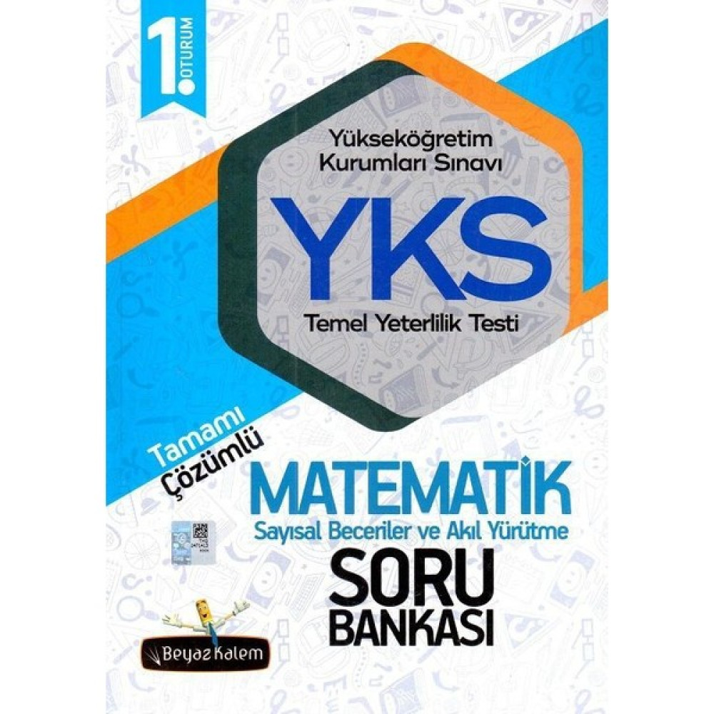 Beyaz Kalem Yks 1.Oturum Tyt Matematik Tamamı Çözümlü Soru Bankası Temel Yeterlilik Testi (TYT) Fiyatı
