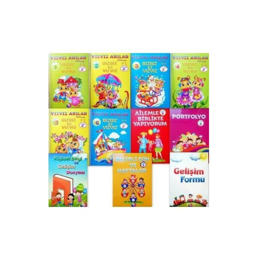 Beyaz Pusula Yayınları Okul Öncesi Vızvız Arılar Eğitim Seti 9 Kitap Diğer Fiyatı