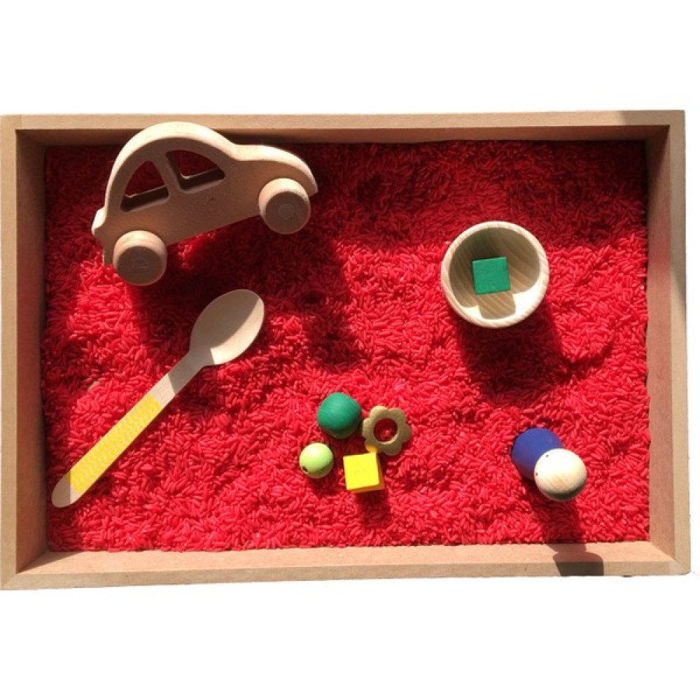 Beyaz Tavşan Oyun Evi Ahşap Montessori Duyusal Oyun Seti - Trafik Bebek Oyuncakları Fiyatı