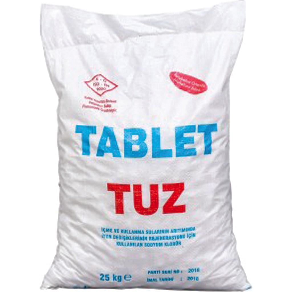 Beyaz Tuz Tablet Tuz Sodyum Klorür Arıtma havuz yumuşatma Tuzu 25 kg Diğer Fiyatı